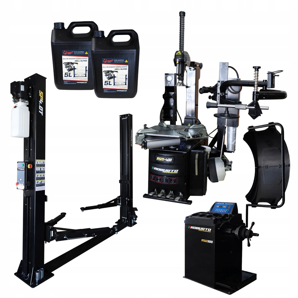 Set of 3in1 lift SP4.0T 230V + balancer RSW300 + mounter RSM400