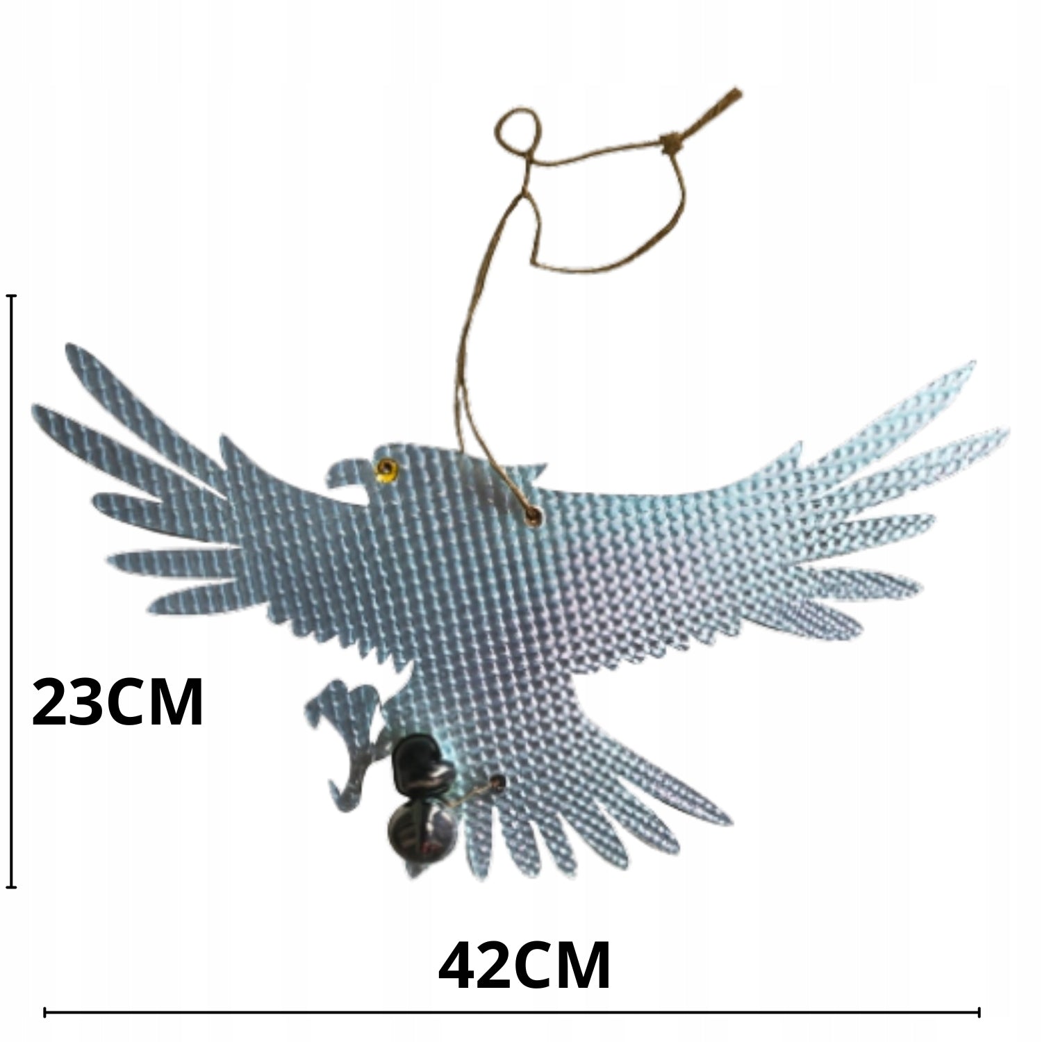 Set of 3x Bird Repellent Realistic Hawk for Balcony Garden Kind repellent