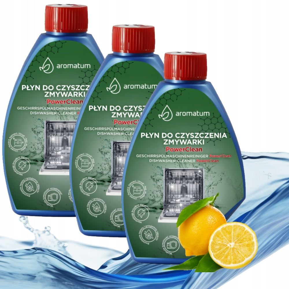 Set of 3x Dishwasher Cleaner Aromatum