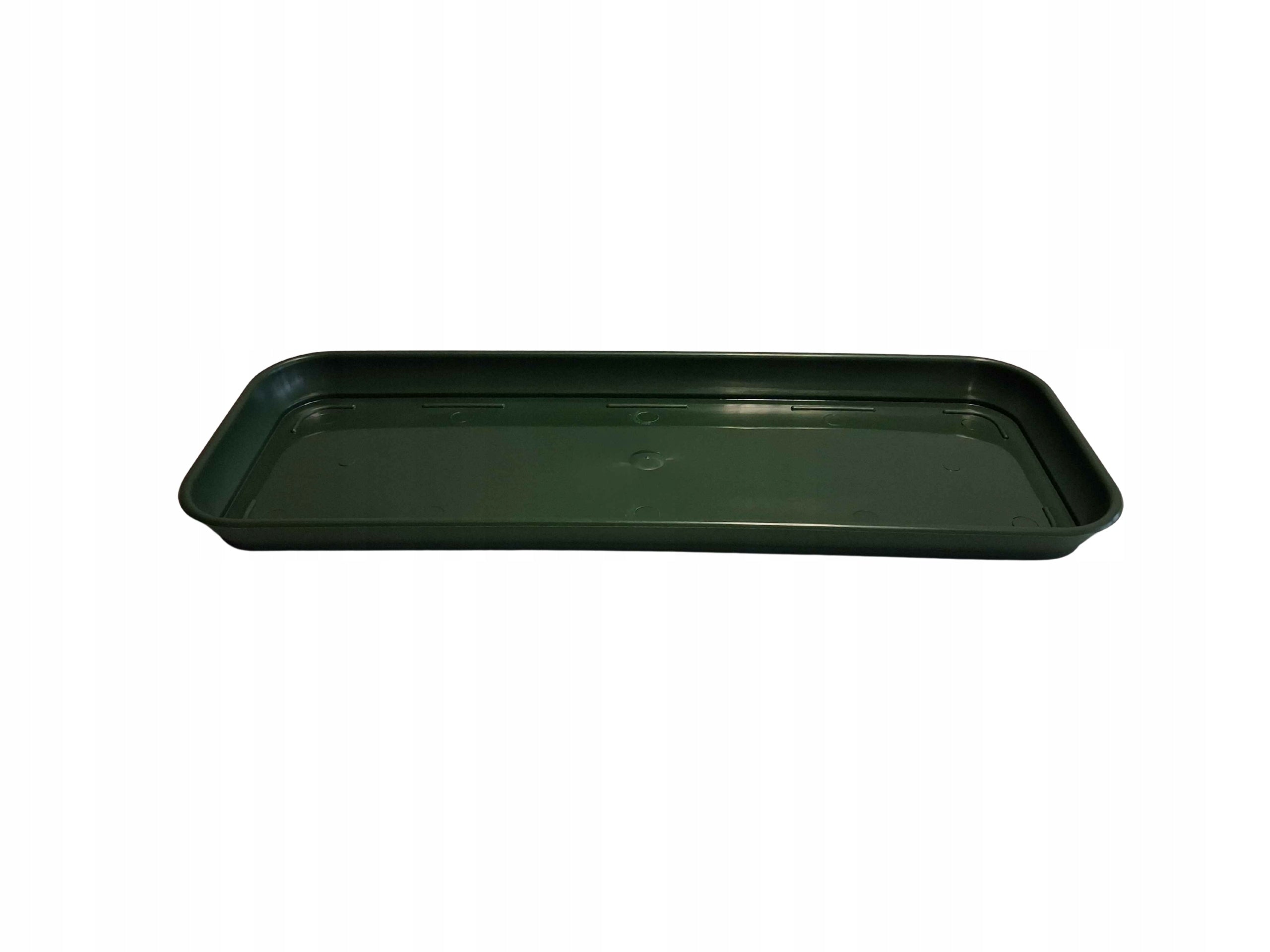 Set of 4 Balcony Box 40 cm + Stand Green Mat Balcony Terrace Material synthetic material