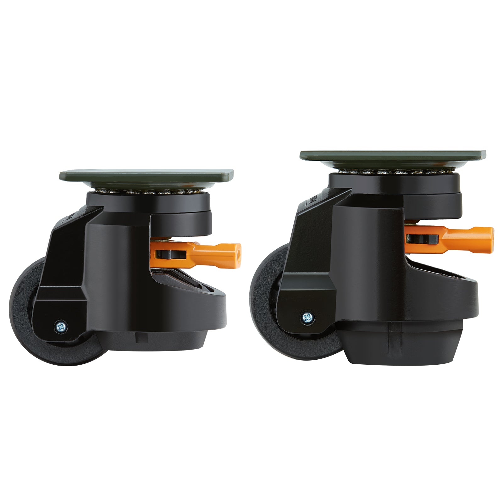 Set of 4 Leveling Casters 2200lbs 2.5" 360 Swivel Workbench Machine Brand no brand