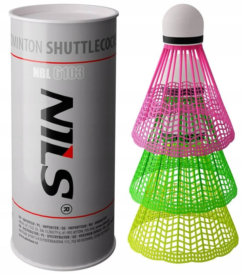 Set of 4 Rockets + 5 Nylon Darts for Recreational Game in Badminton Kind shuttlecock set racket set