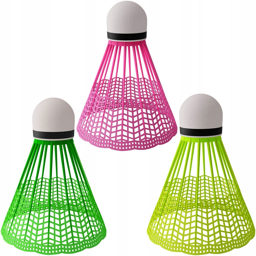 Set of 4 Rockets + 5 Nylon Darts for Recreational Game in Badminton Number of items in the set 9