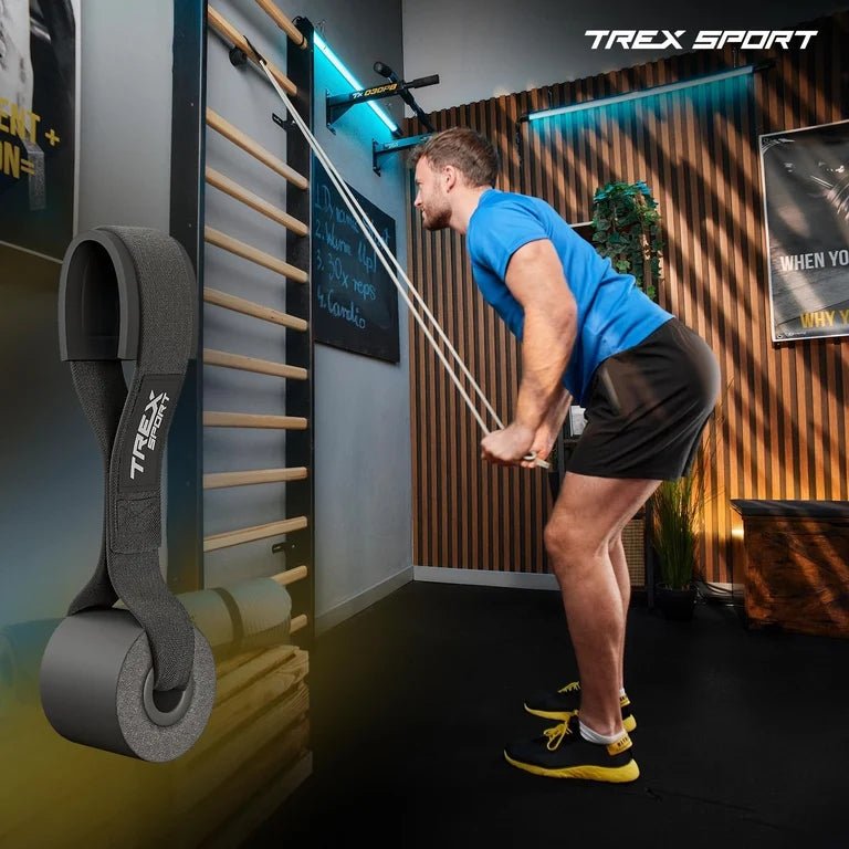 Set of 4 exercise rubbers power band strong fitness rubber 2-41 kg Trex Sport Brand Trex Sport