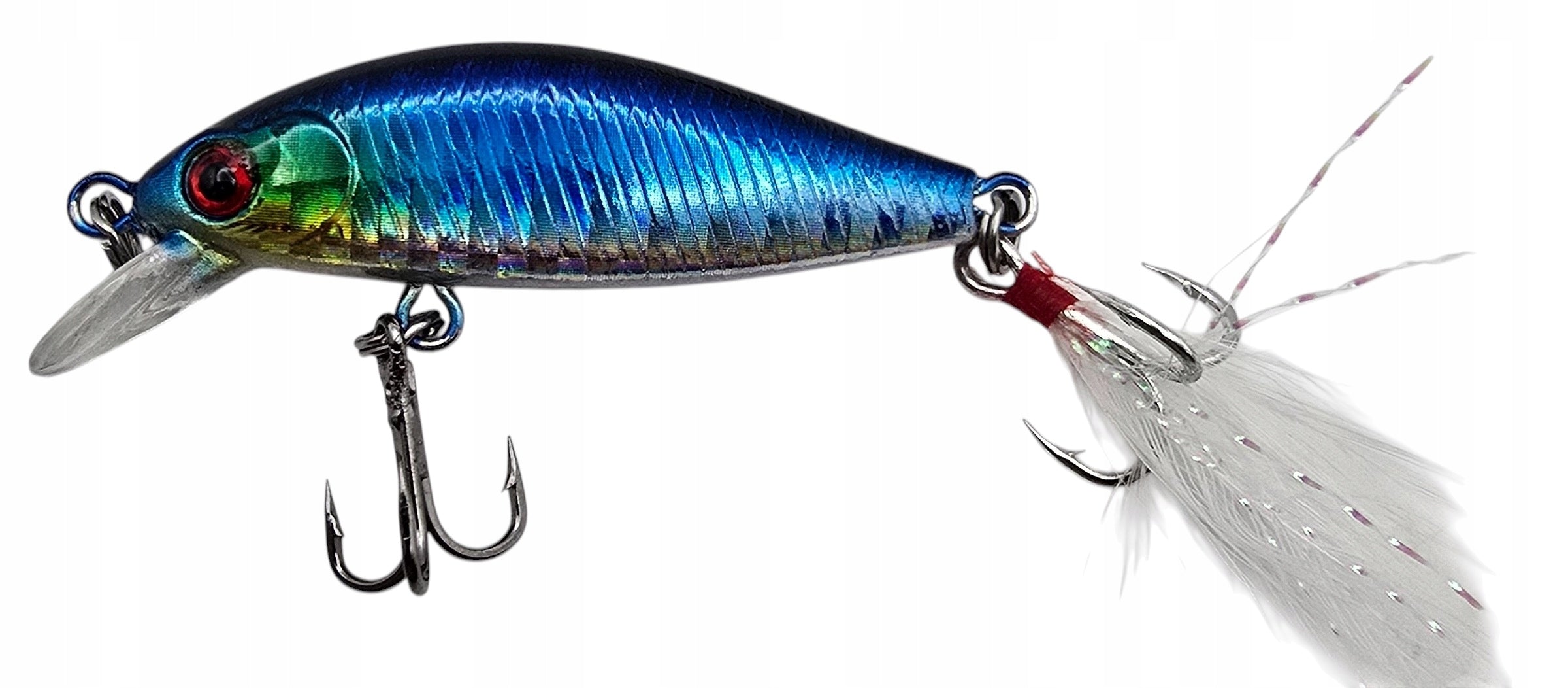 Set of 4x Wobbler Miracle Fish 3 - 4,5 cm Mix Brand Miracle Fish