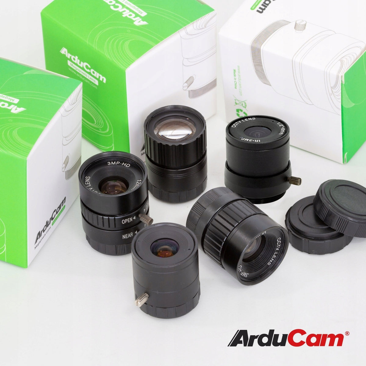 Set of 5 CS-Mount Lenses for Raspberry Camera EAN (GTIN) 5904422326784