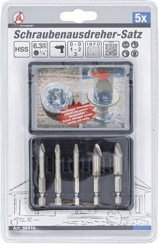 Set of 5 Punches - The Perfect Tool for Repairing Damaged Screw Heads Brand no brand