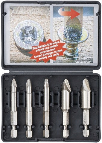 Set of 5 Punches - The Perfect Tool for Repairing Damaged Screw Heads