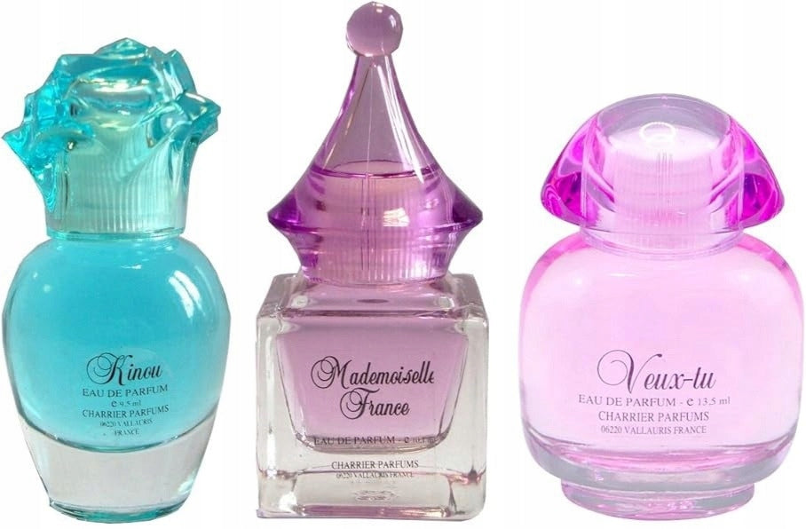 Set of 5 perfumed water EDP 56.2 ml CHARRIER PARFUMS ROMANTIC PACK Manufacturer code 3442070562359