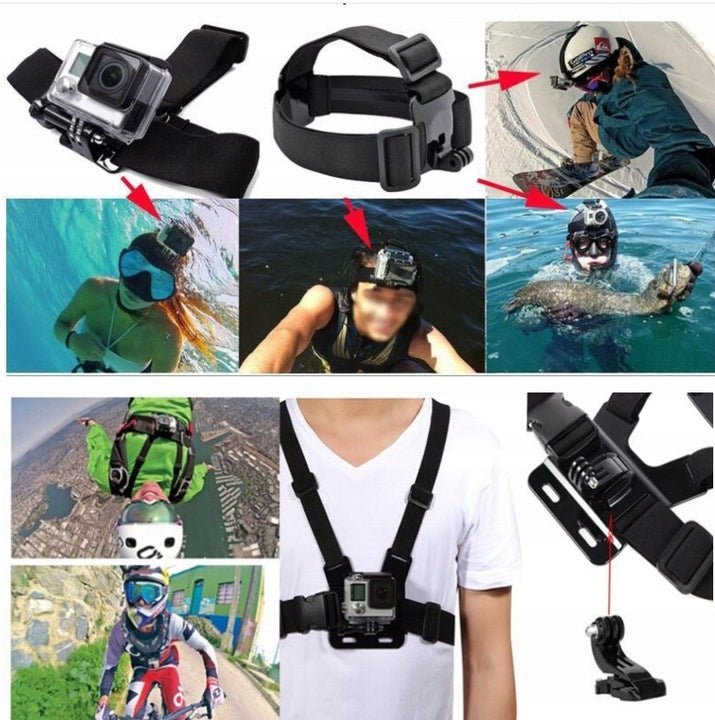 Set of 50in1 GoPro, DJI, Insta360, holder, akcesoria and Outdoor Suitcase Brand no brand