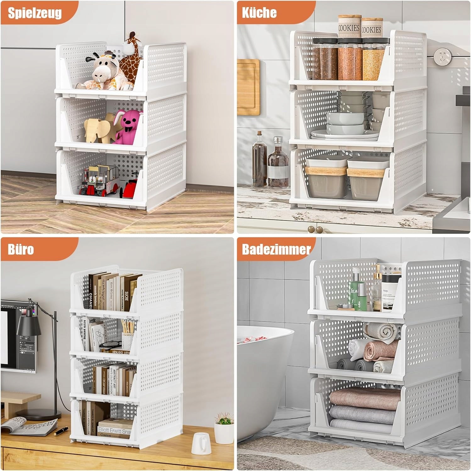 Set of 5x Organizer for Wardrobe and Wardrobe – Folding Modular Drawers Number of pieces 5 pcs