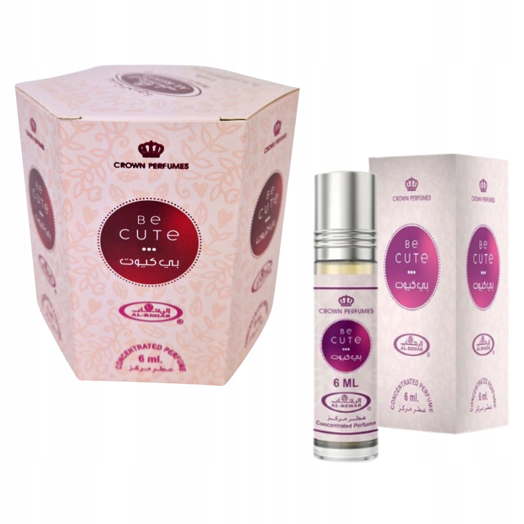Set of 6 Perfumes in Oil BE CUTE CPO Women's 6 ml Al Rehab