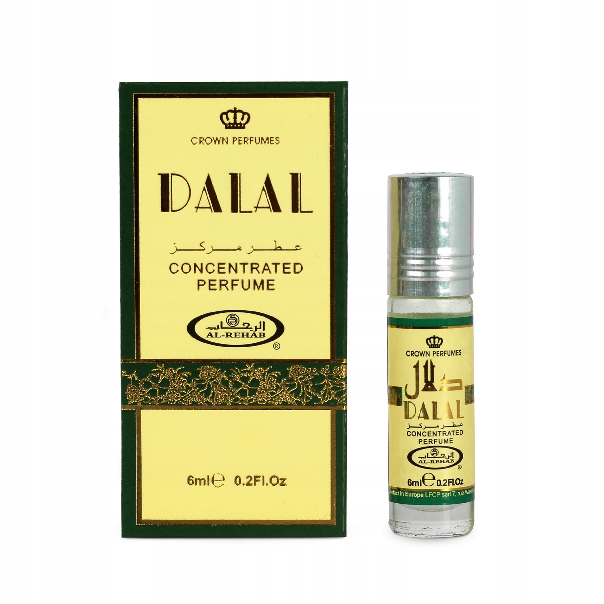 Set of 6 Perfumes in Oil DALAL CPO Women's 6 ml Al Rehab Packaging status original