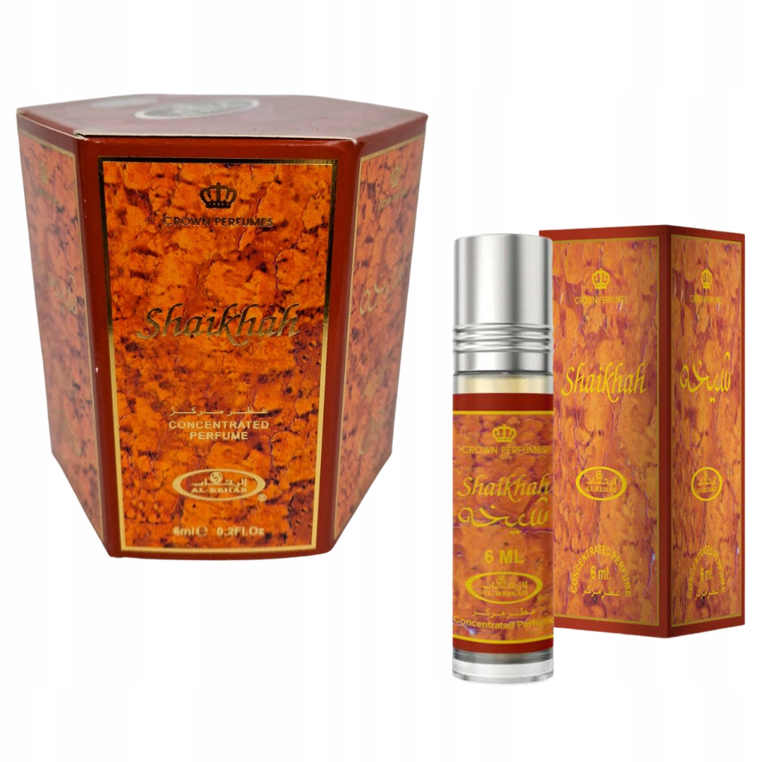 Set of 6 Perfumes in SHAIKHAH CPO Women's Oil 6 ml Al Rehab