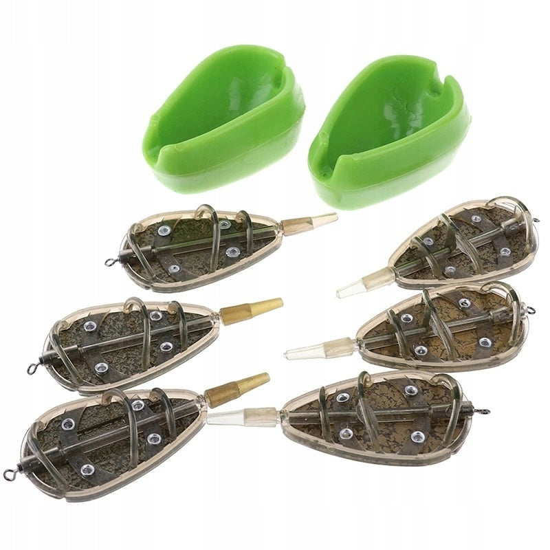Set of 6 x Basket + 2 x Method Feeder Mold