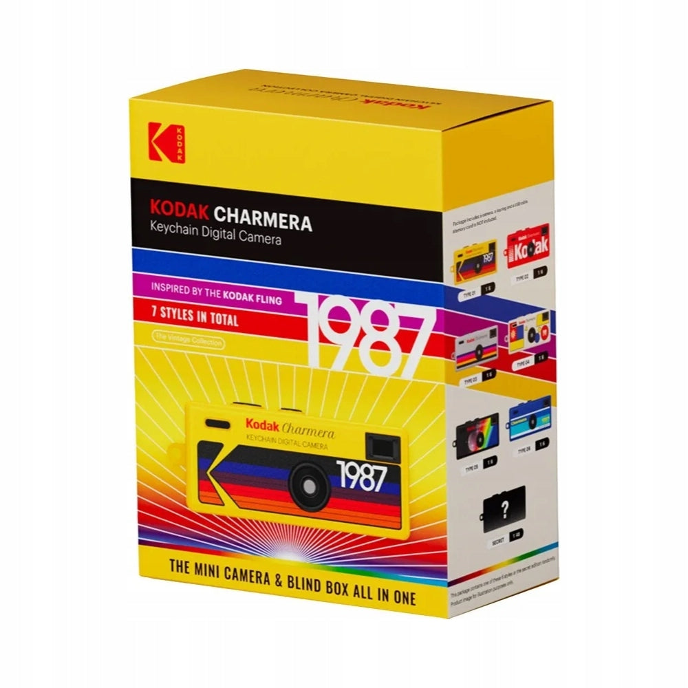 Set of 6x Digital Camera Kodak Charmera Keychain Digital Camera Blind Box Packaging status original