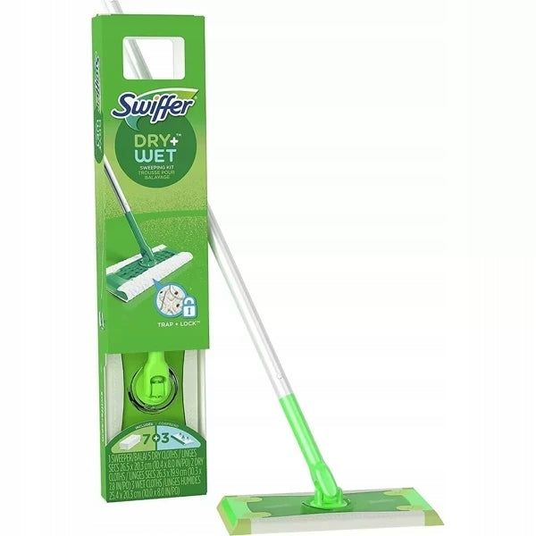 Set of 8 Dry Mop and 3 Wet Cleaning Cloths Swiffer Dry + Wet