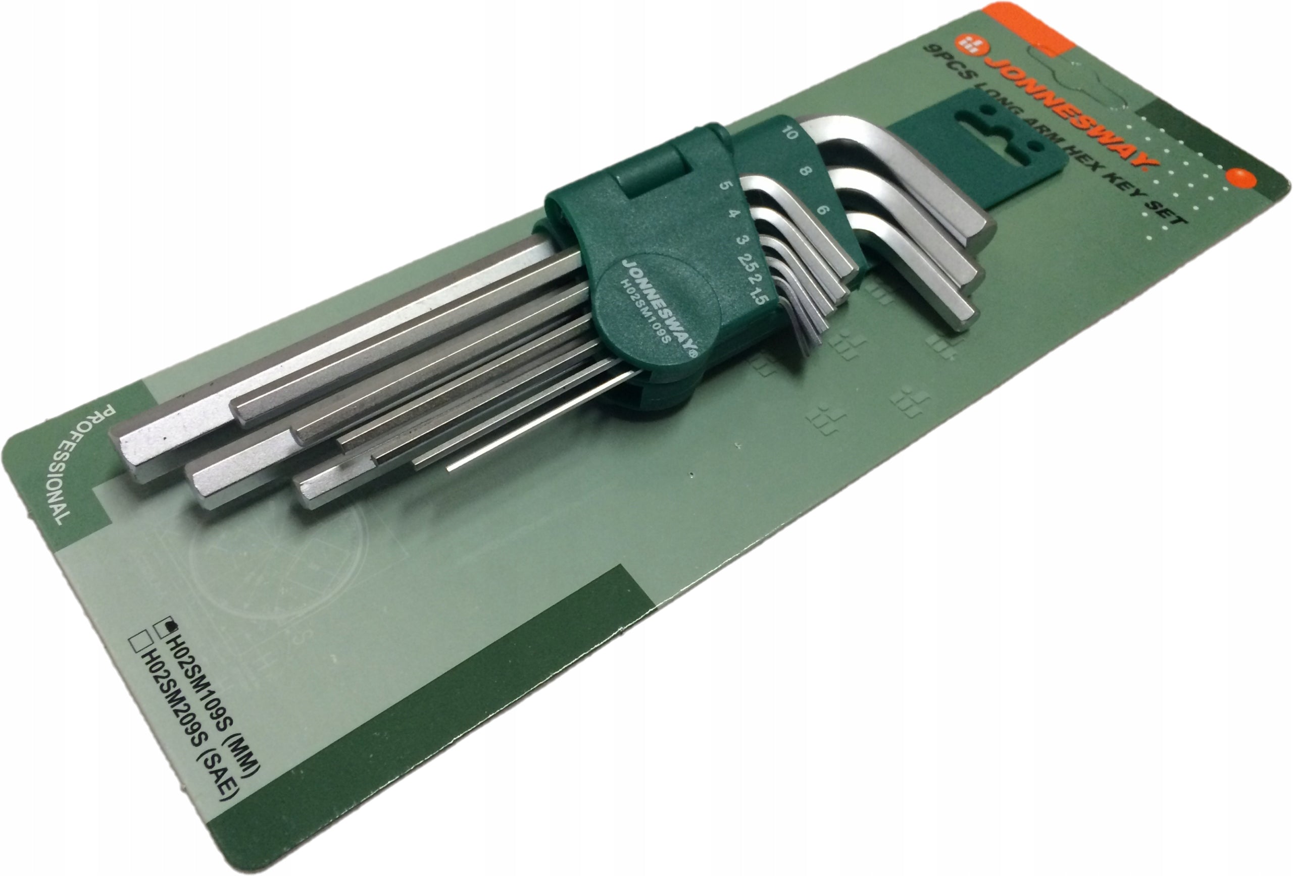 Set of 9pcs long bent ampule wrenches 1.5-10mm H02SM109 Manufacturer code H02SM109S