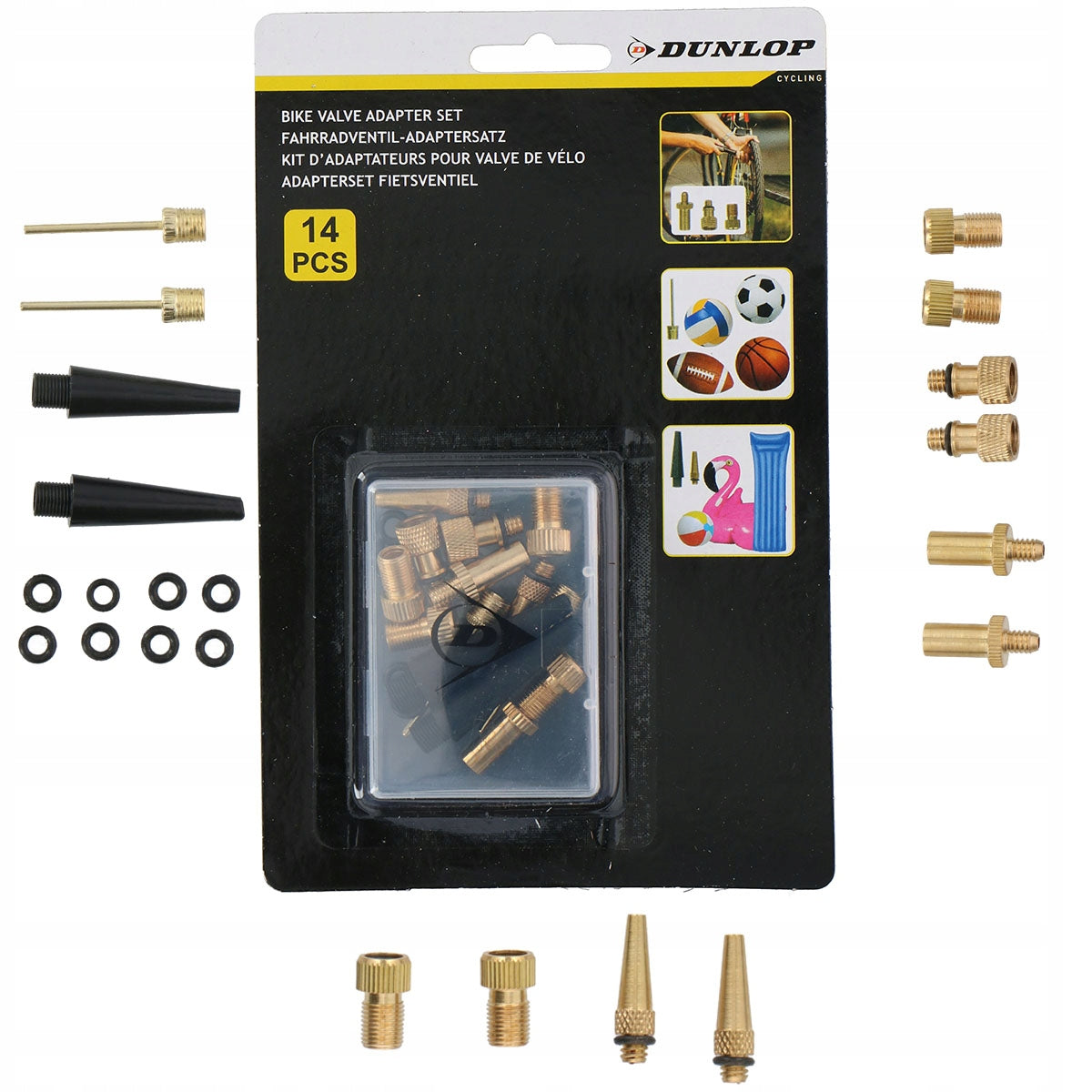 Set of Adapters for pump 14 pcs adapter