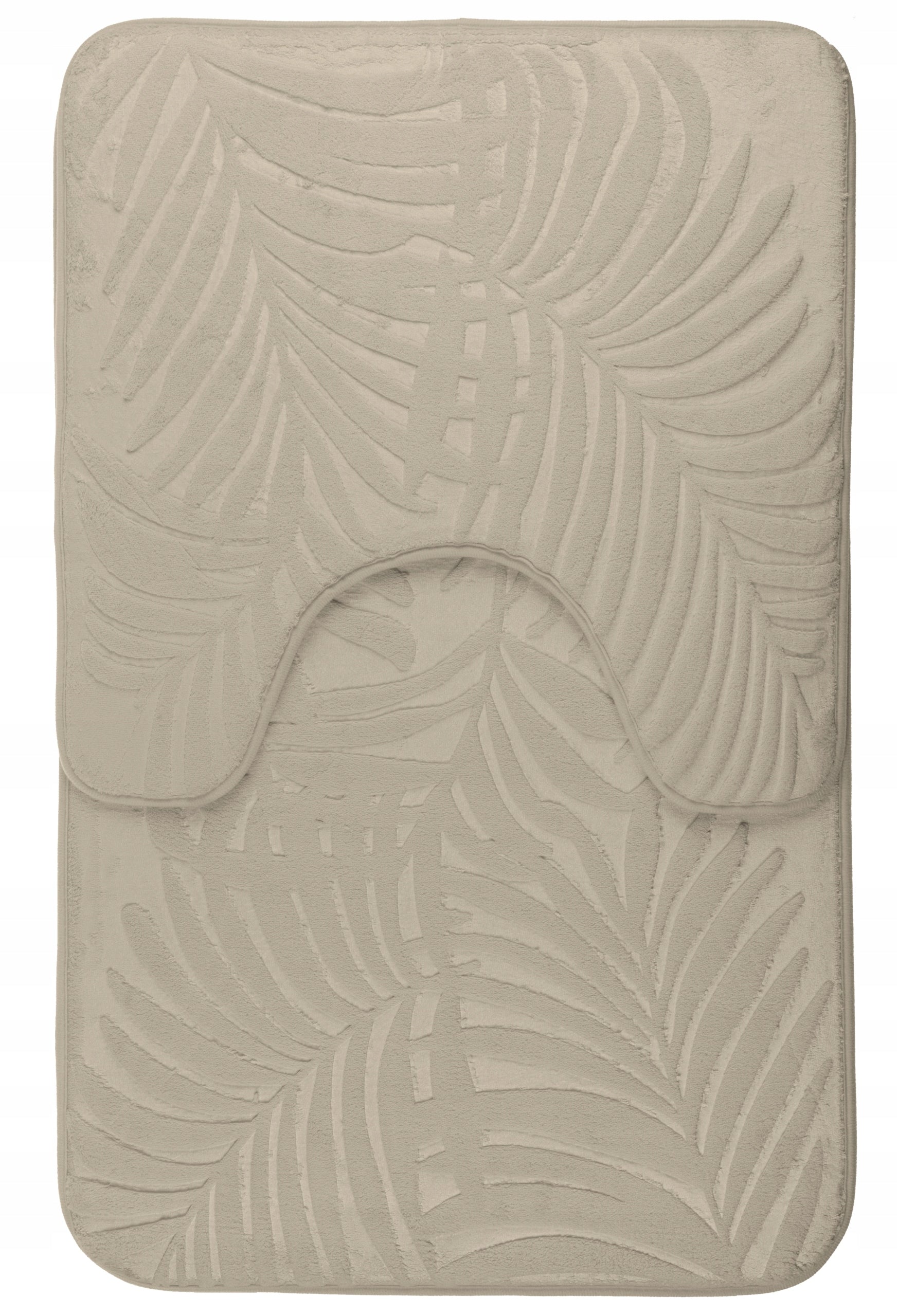 Set of Bathroom Rugs Beige NON-SLIP Florida 2 PCS EAN (GTIN) 5902869293645