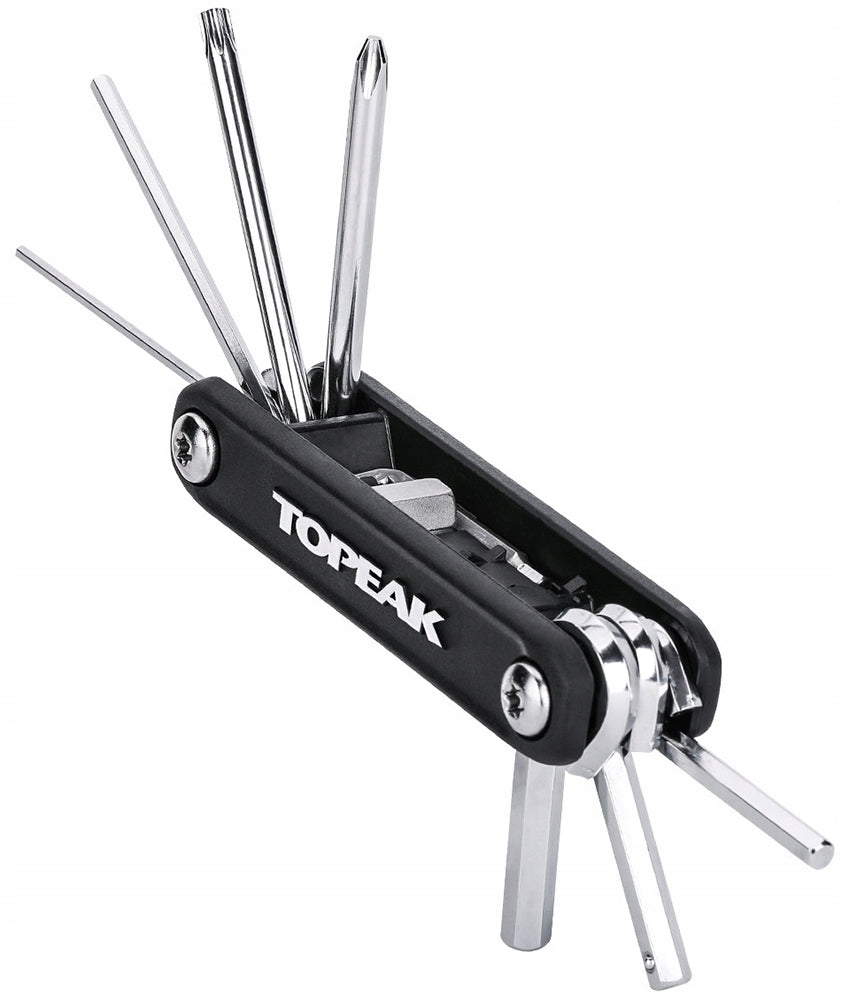 Set of Bicycle Accessories Topeak Deluxe Pump, Pouch, Keys, Spoon Brand Topeak
