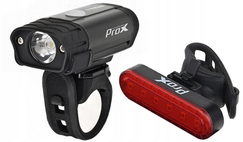Set of Bike Lights Front+Rear 400 LM USB-C PROX HYDRA II 1100mAh Kind set