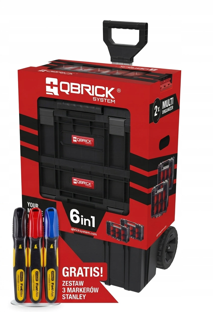 Set of Boxes Qbrick Two Cart 6in1 Tool Cart + Stanley FREEBIE
