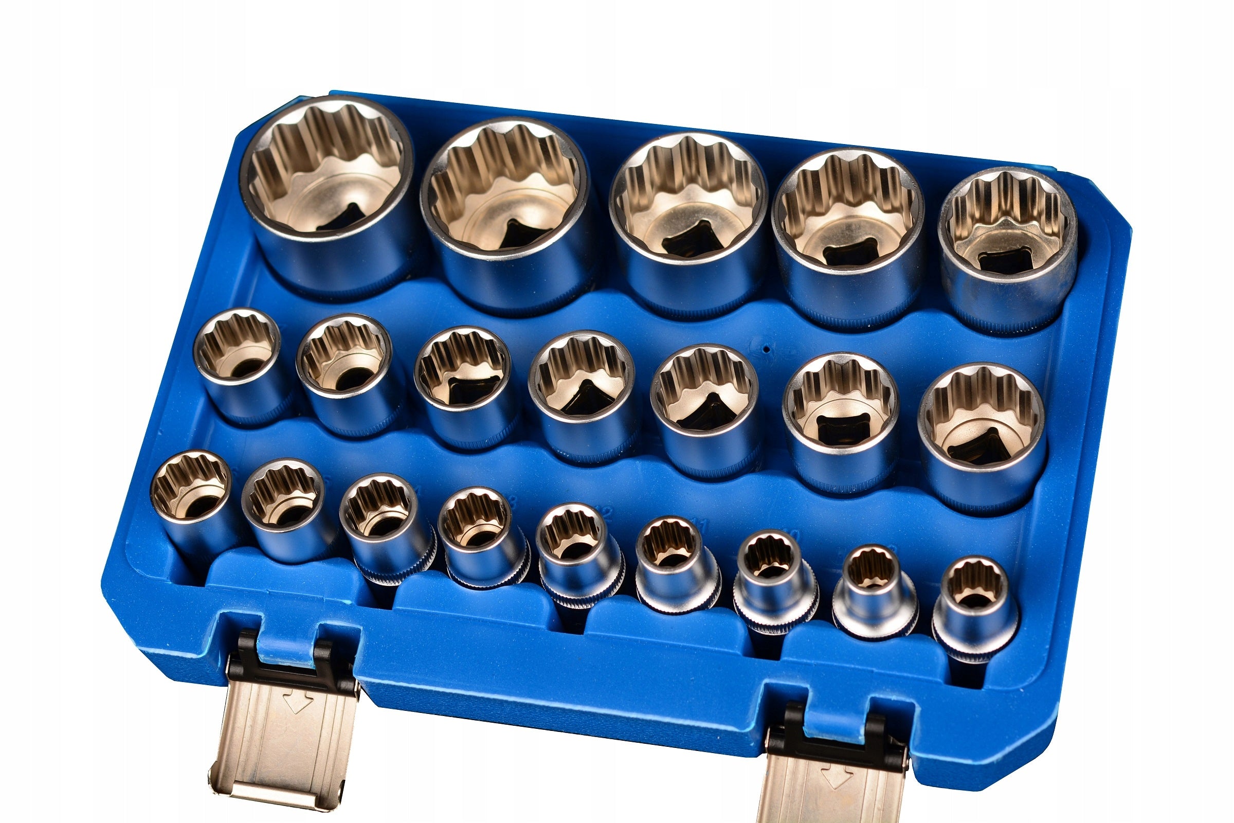 Set of Caps 1/2 12-Angle 8-36mm Socket Wrenches 21el CrV Strong Farys EAN (GTIN) 5907781834532