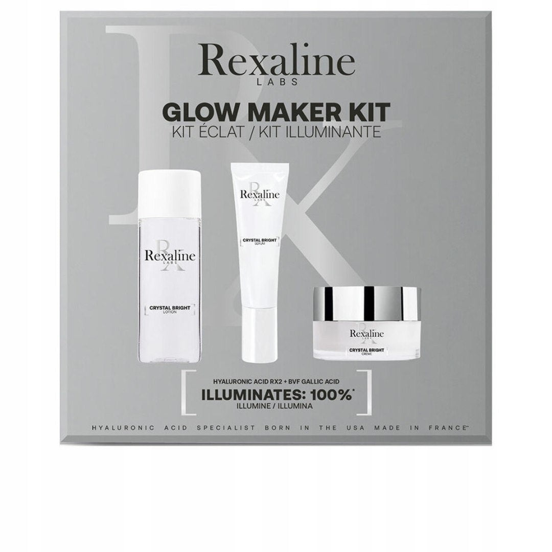 Set of Cosmetics for Women Rexaline Crystal Bright Glow 3 Pieces