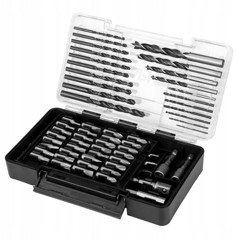 Set of Drill Bits and Bits Caps 66 elements for Metal Wood GRAPHITE 56H61 Brand GRAPHITE