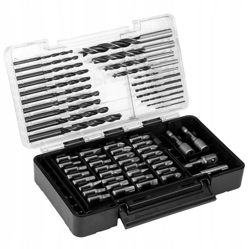 Set of Drill Bits and Bits Caps 66 elements for Metal Wood GRAPHITE 56H61 Packaging status original