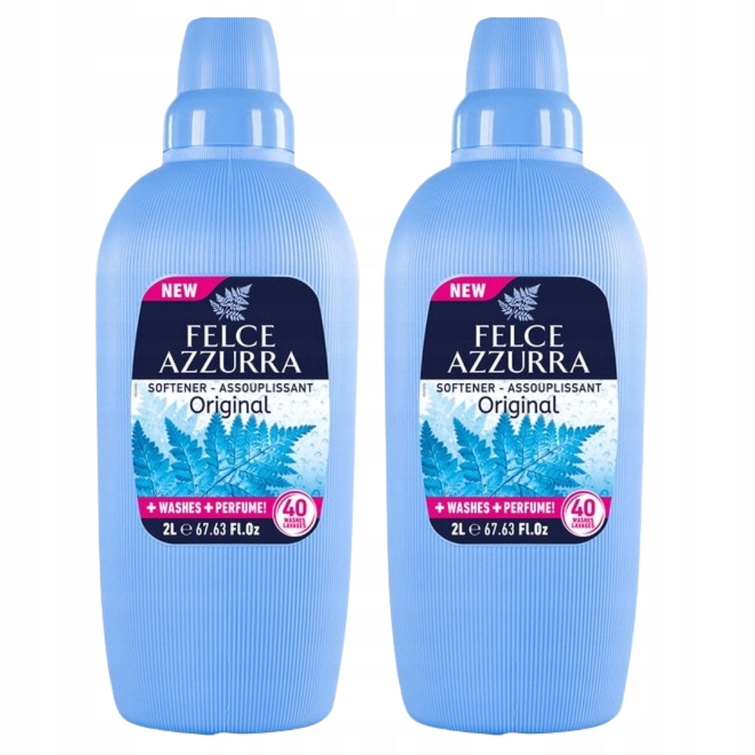 Set of Felce Azzurra Fabric Rinsing Liquid Classico Original 4L