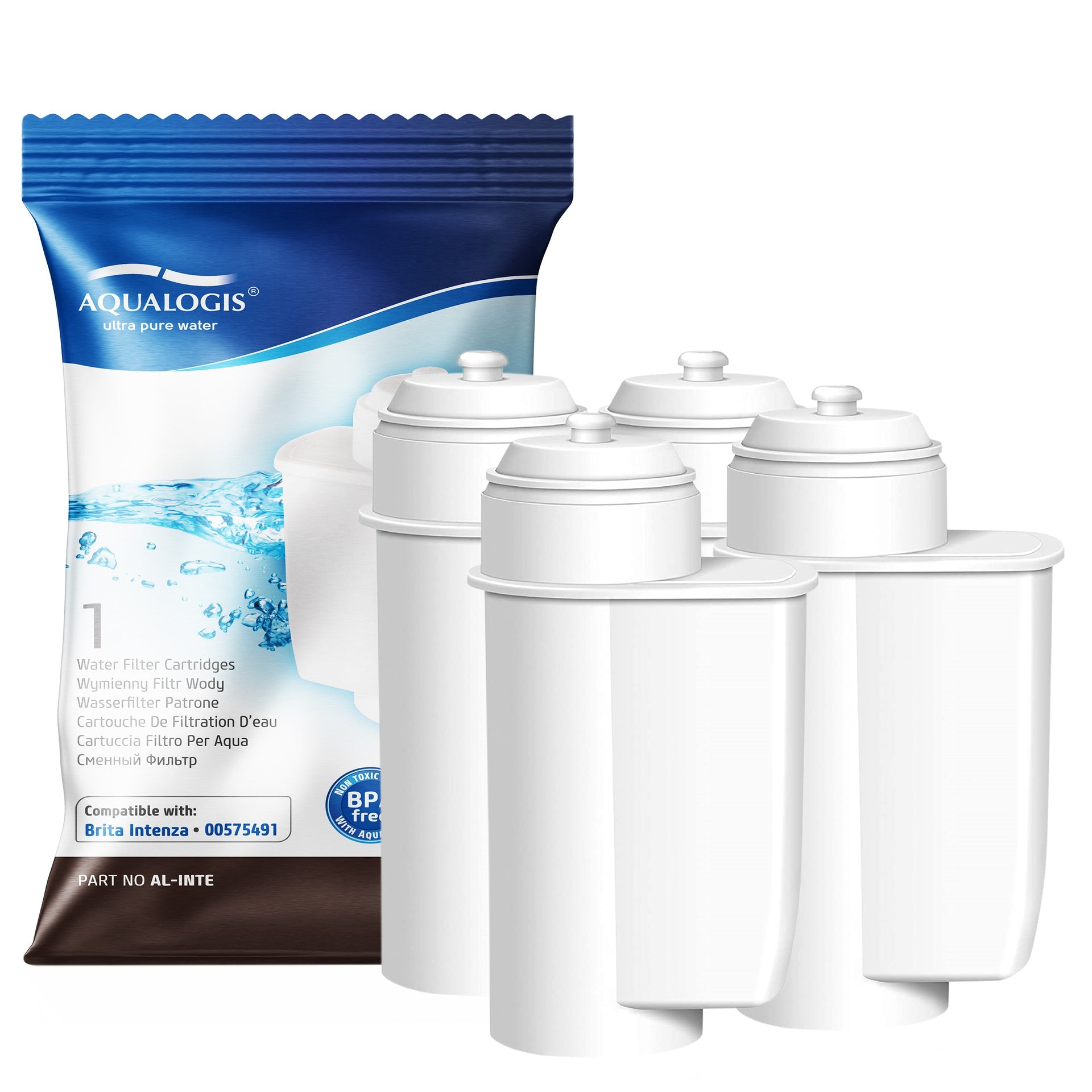 Set of Filters for Siemens Express - AL-Inte (Replacement Brita Intenza) 4pcs