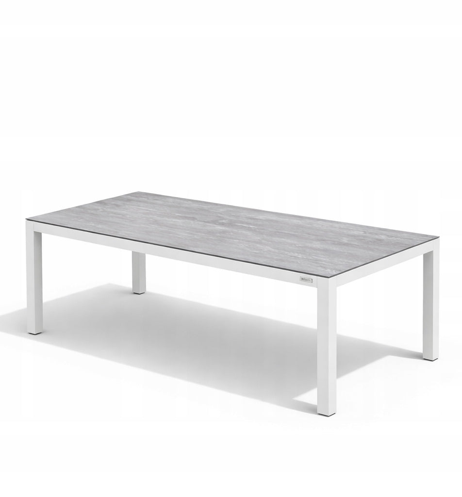 Set of Garden Furniture Modular Aluminum Corner + Table + 3 Armchairs White Number of items in the set 5