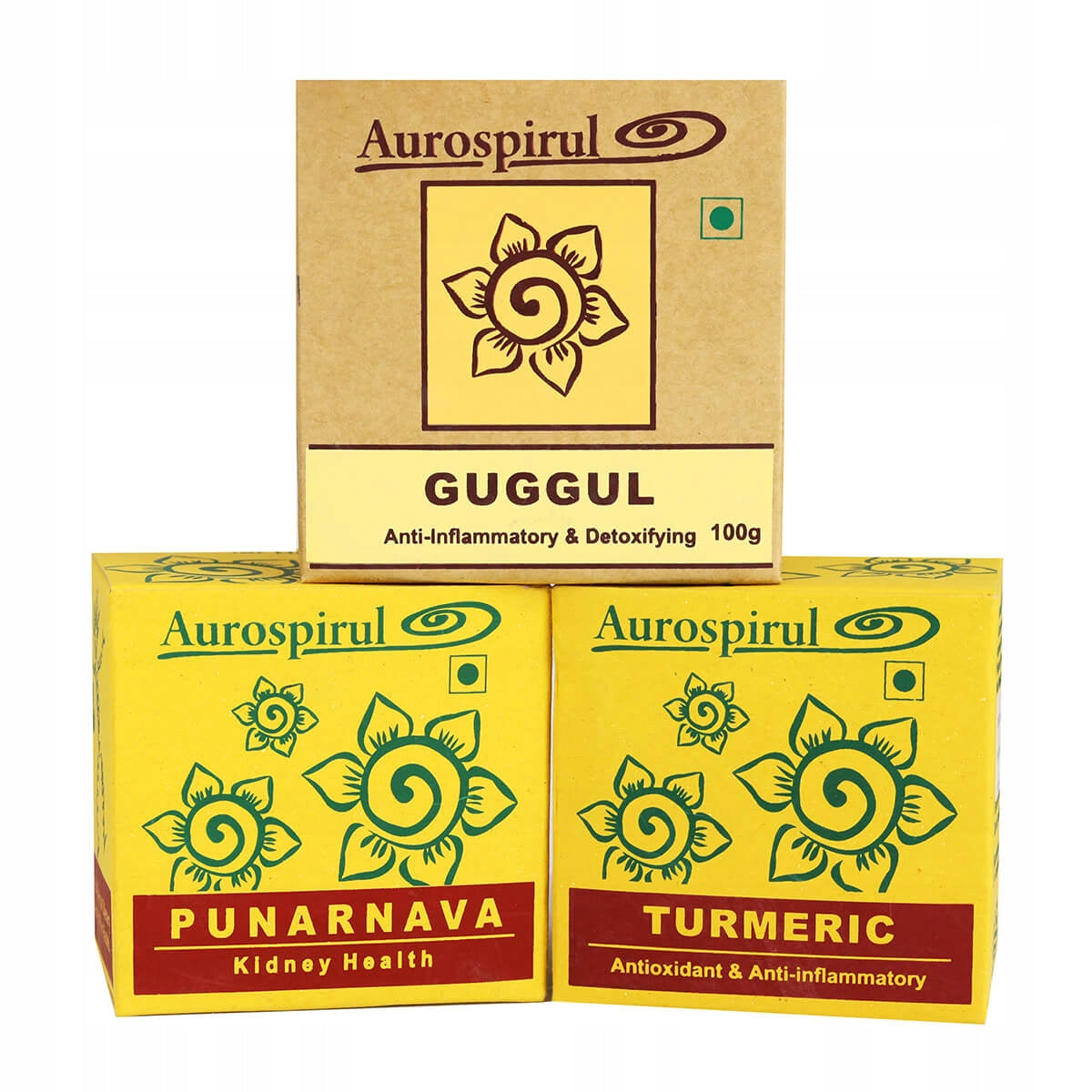 Set of Herbs FOR JOINTS AND MOBILITY Cert. India ORGANIC Ayurveda Aurospirul