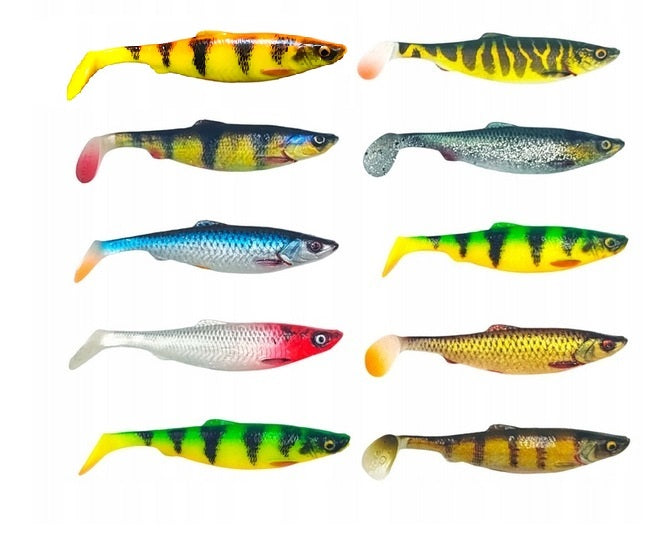 Set of Hunting Lures Ripper Pike zander 12cm 15gr Like Herring Shad