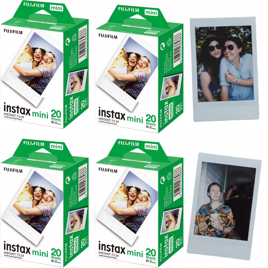 Set of Instax MINI cartridges for Instaxa 8 9 11 12 Fujifilm 80 photos