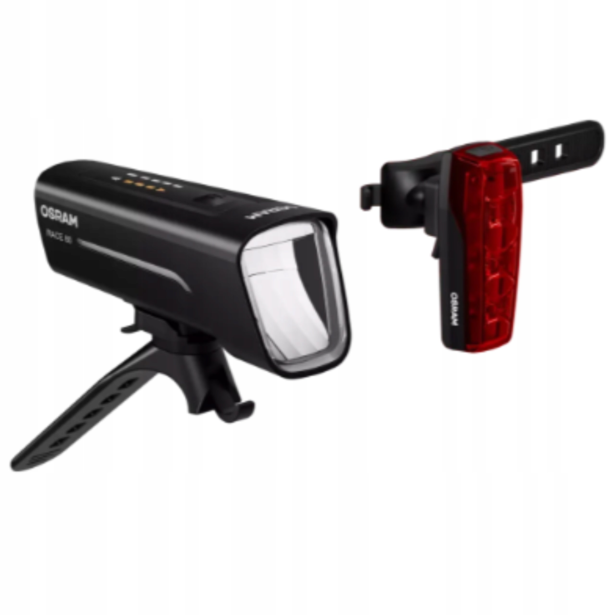 Set of LED bicycle lights Osram LEDsBike Race 80 Model LEDBL102