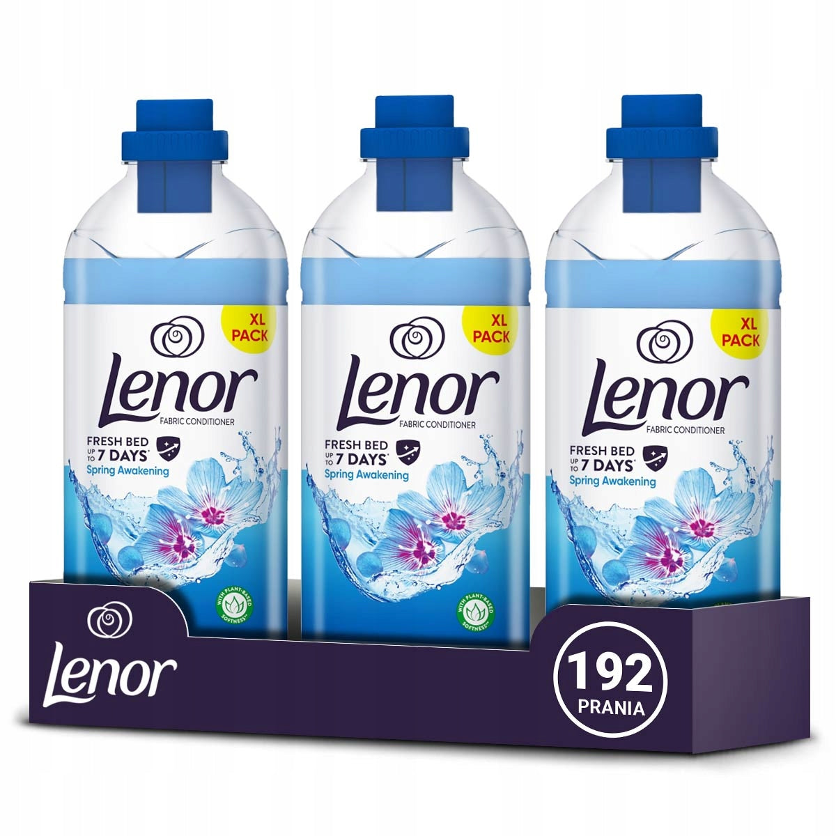 Set of Lenor Washing Liquid Spring Awakening 213 Washes, 3x1,49L