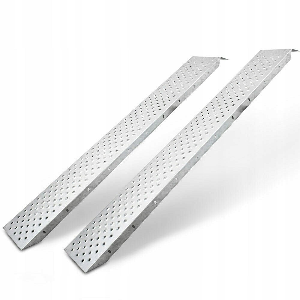 Set of Loading Overrun Ramps up to 400kg Steel for workshop Rail Brand Bituxx