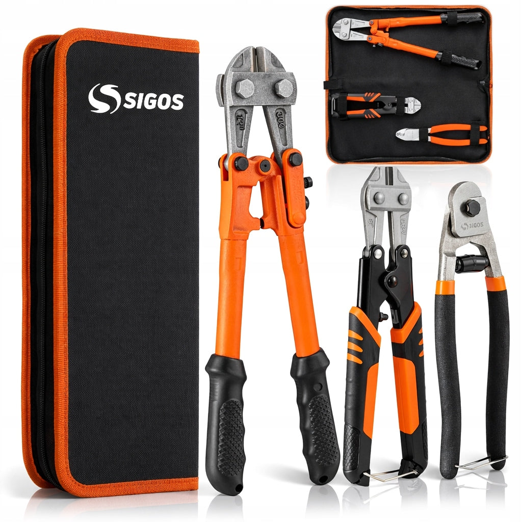 Set of Metal Shears 3 Pcs Clamp Pliers for Rod Screw Wire