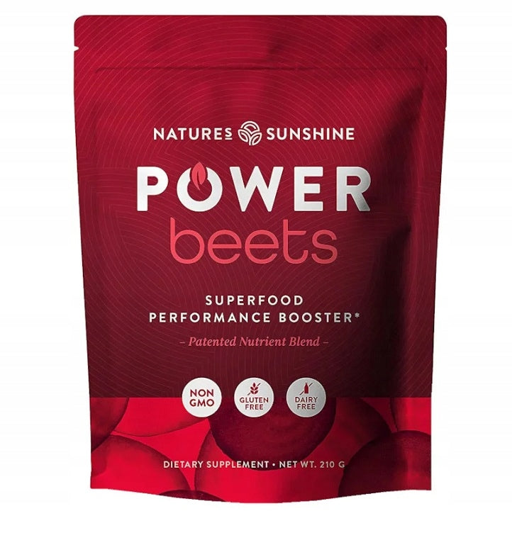 Set of NSP 2 x POWER BEETS Nature's Sunshine (2 x 210 g) beet power Packaging status original