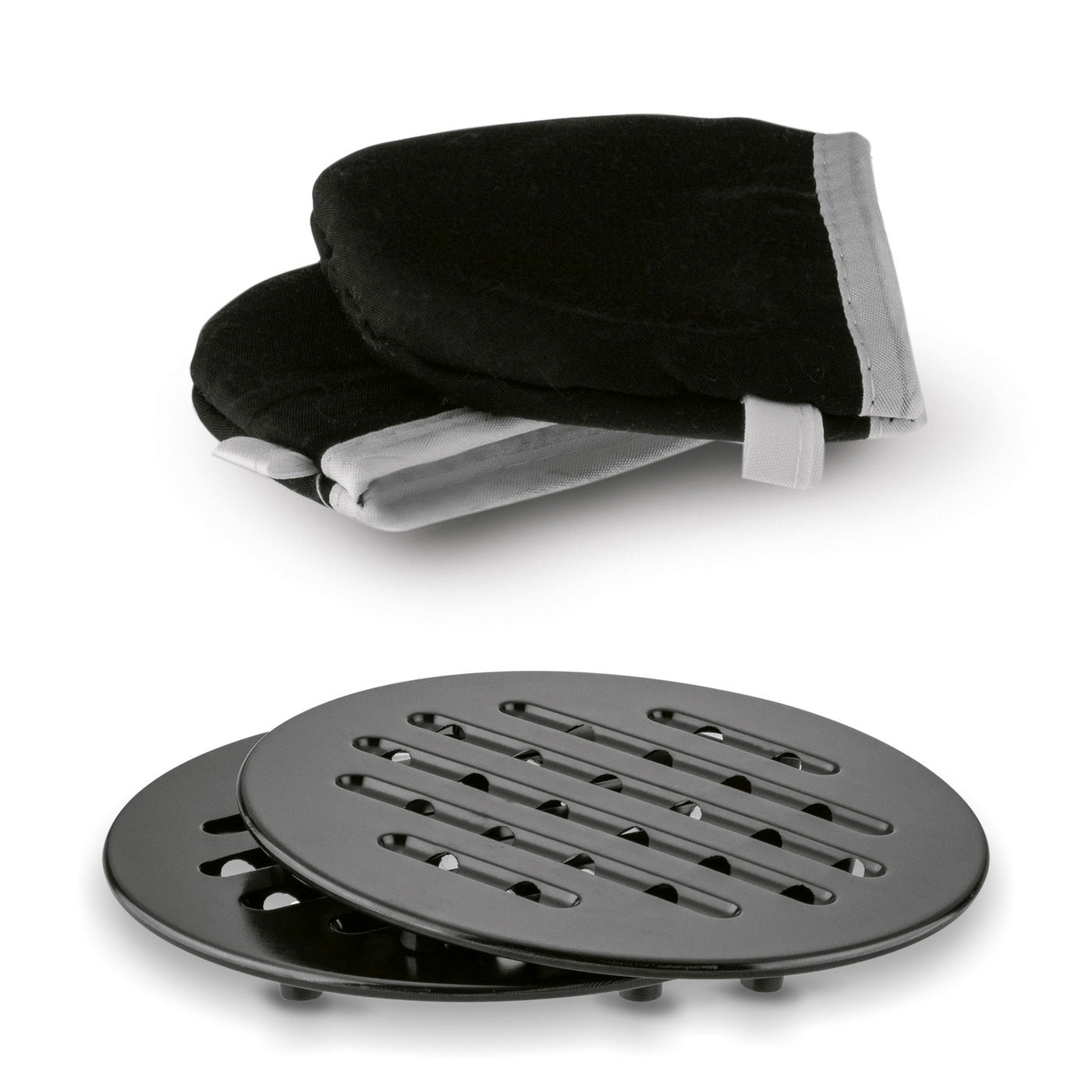 Set of PAN POTS with Lids LARGE + Pads Konighoffer Pollo 16el Coating type non-stick