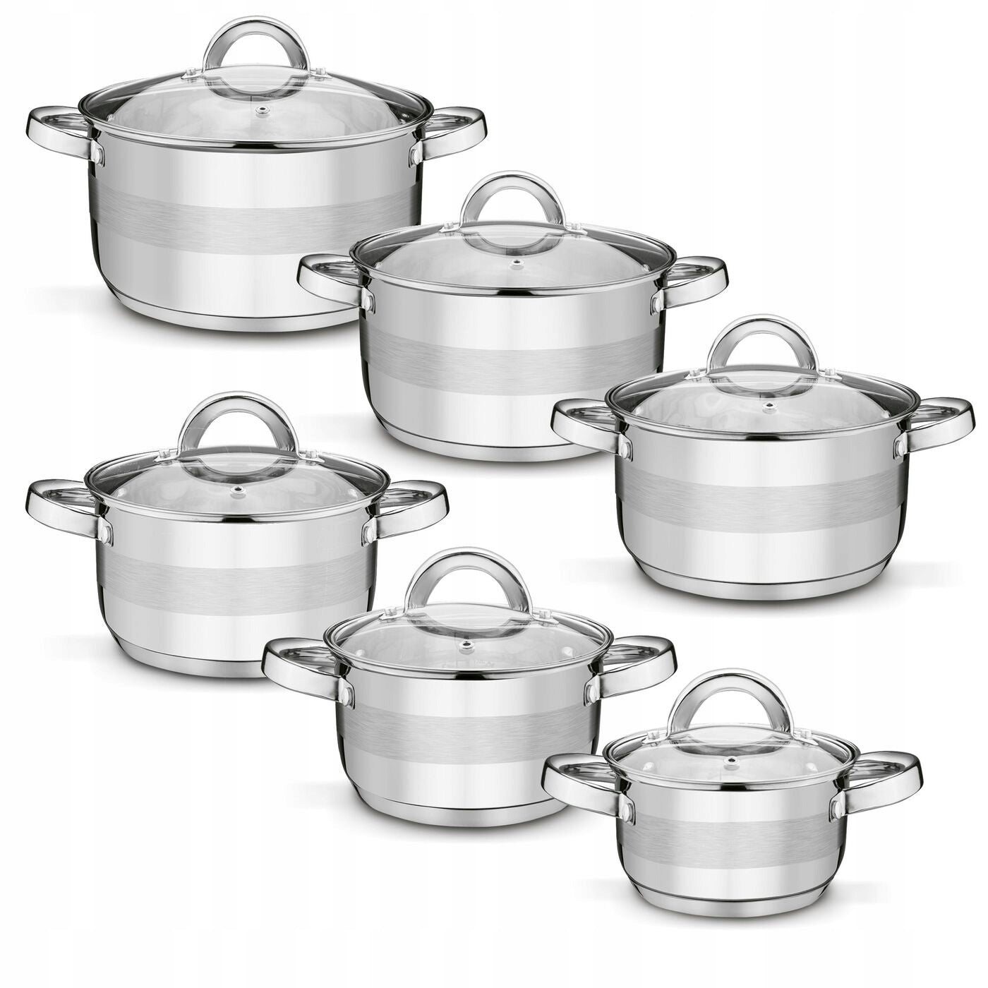 Set of POTS INDUCTION Gas LID Solid Tadar Roger 12 el