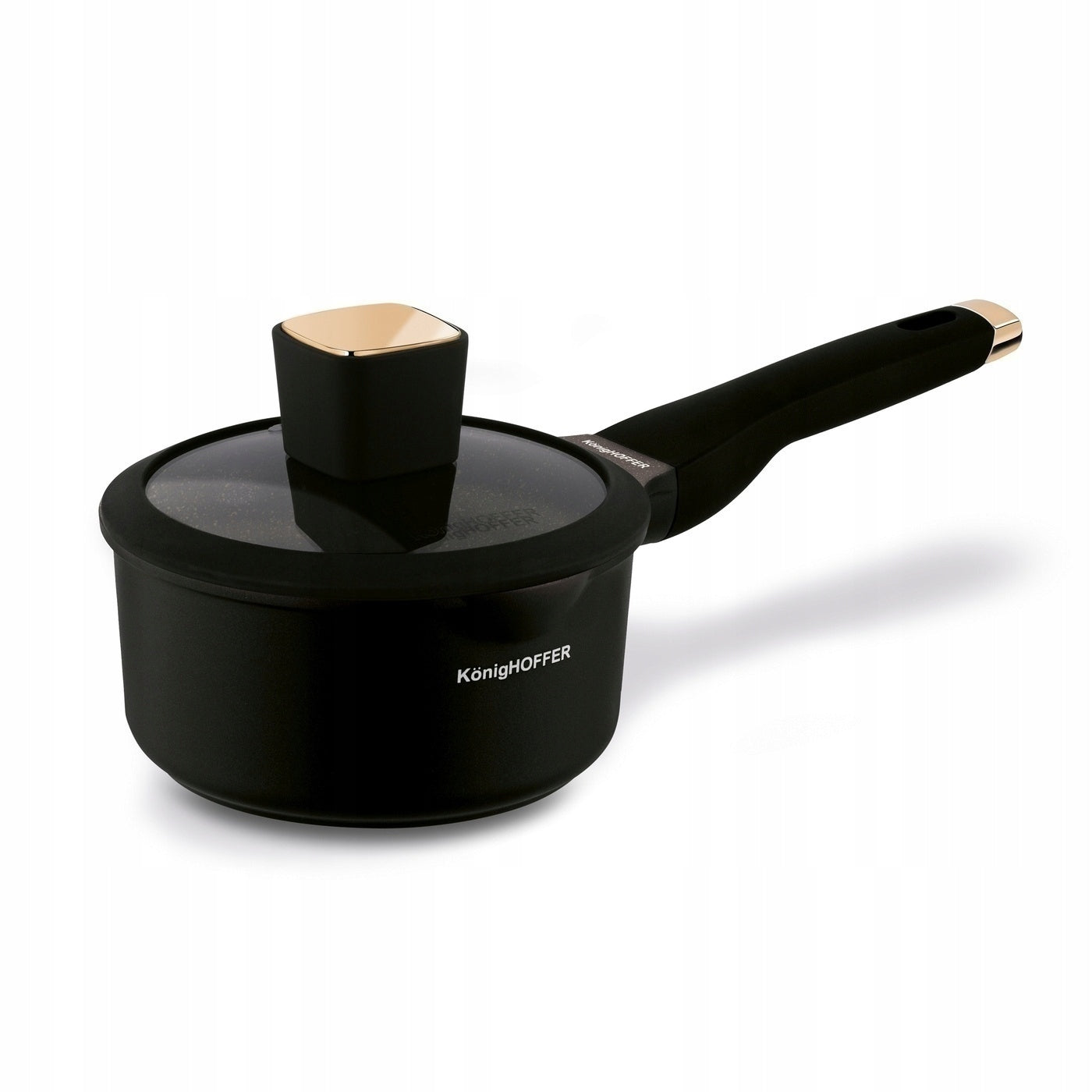 Set of POTS INDUCTION PAN Konighoffer Black Rose 10el 16/20/24/28cm Additional color orange