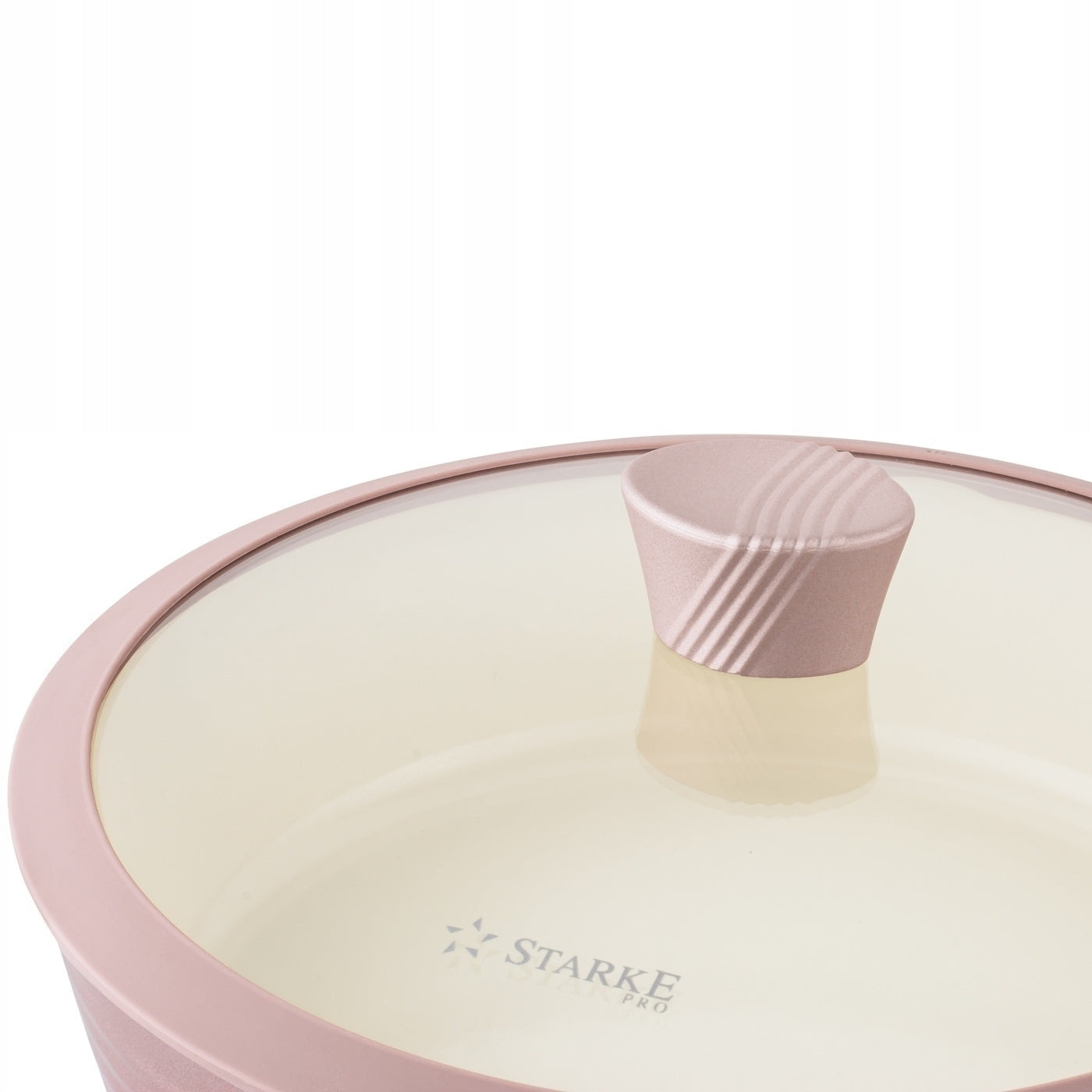 Set of POTS Induction CERAMIC GAS Starke Pro Naturale Rose Gold 10 el Coating type ceramic