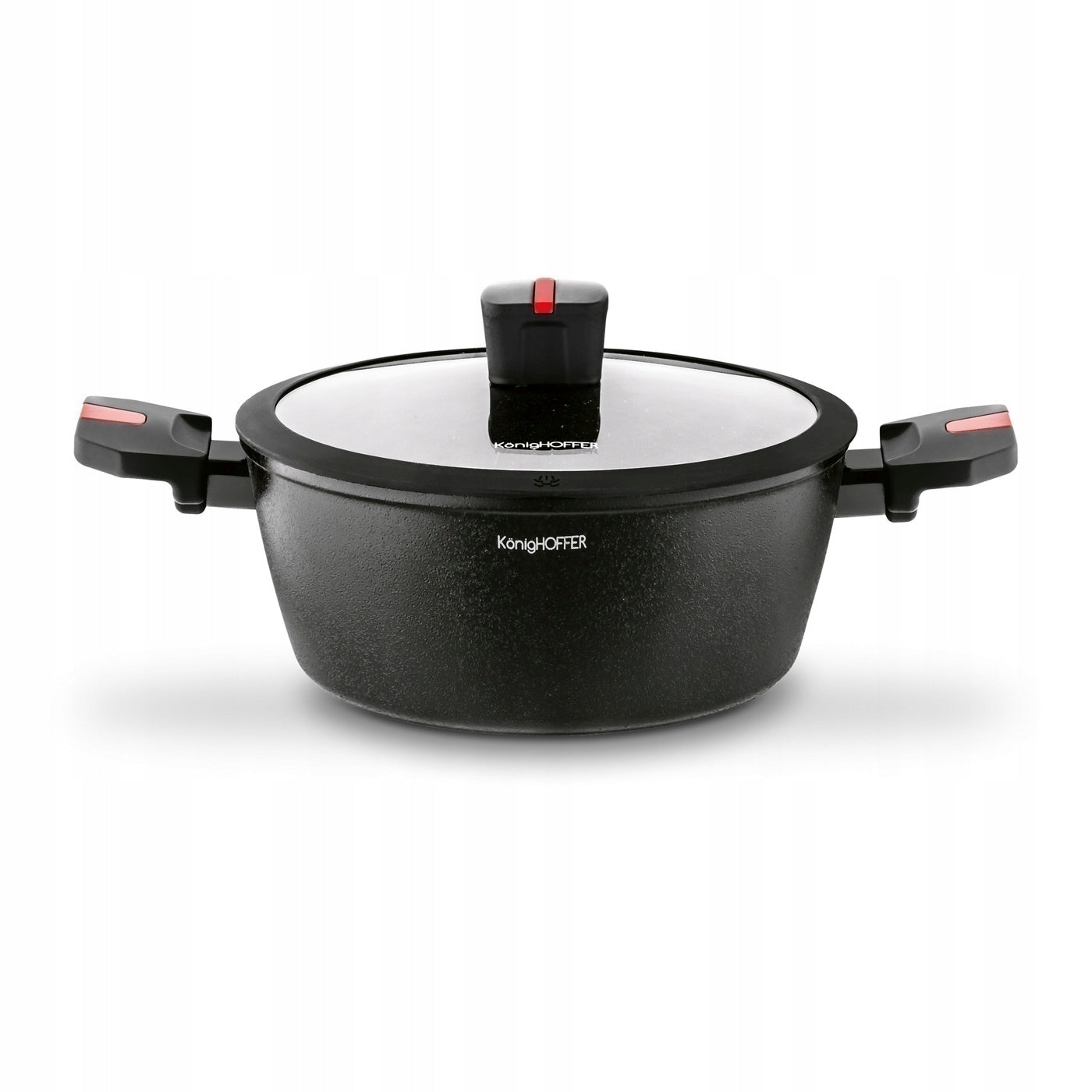 Set of POTS Induction Lids GAS Konighoffer Canise 6el 16/20/24cm Color black