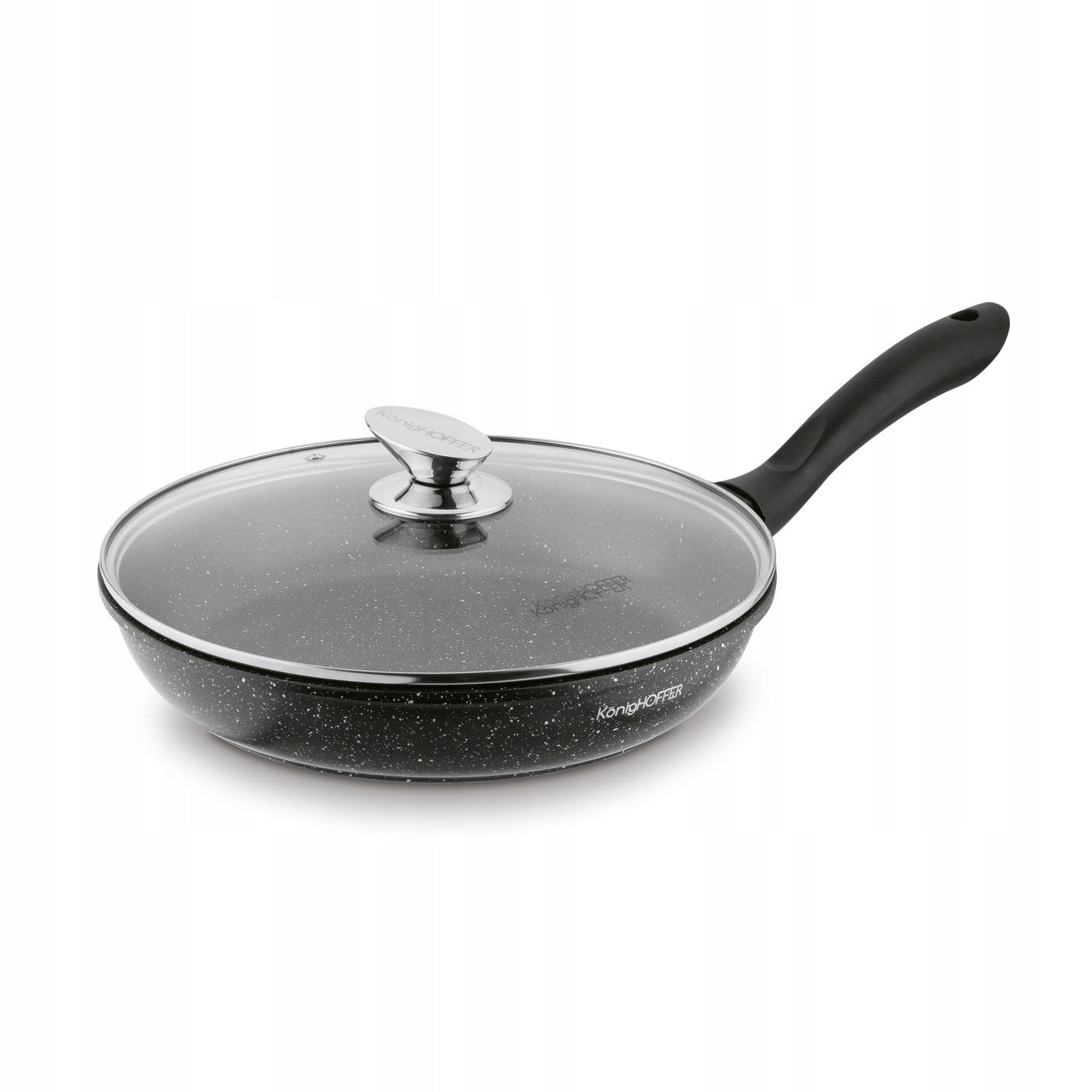Set of POTS Induction PAN Deep GAS LARGE Konighoffer Pollo 8 el Color black