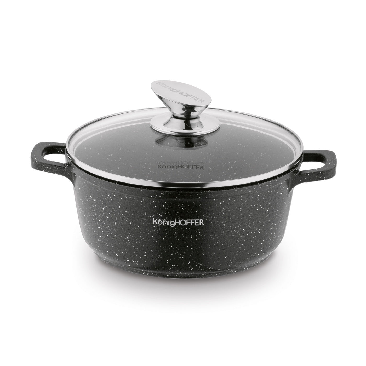 Set of POTS Induction PAN Deep GAS LARGE Konighoffer Pollo 8 el Packaging status original