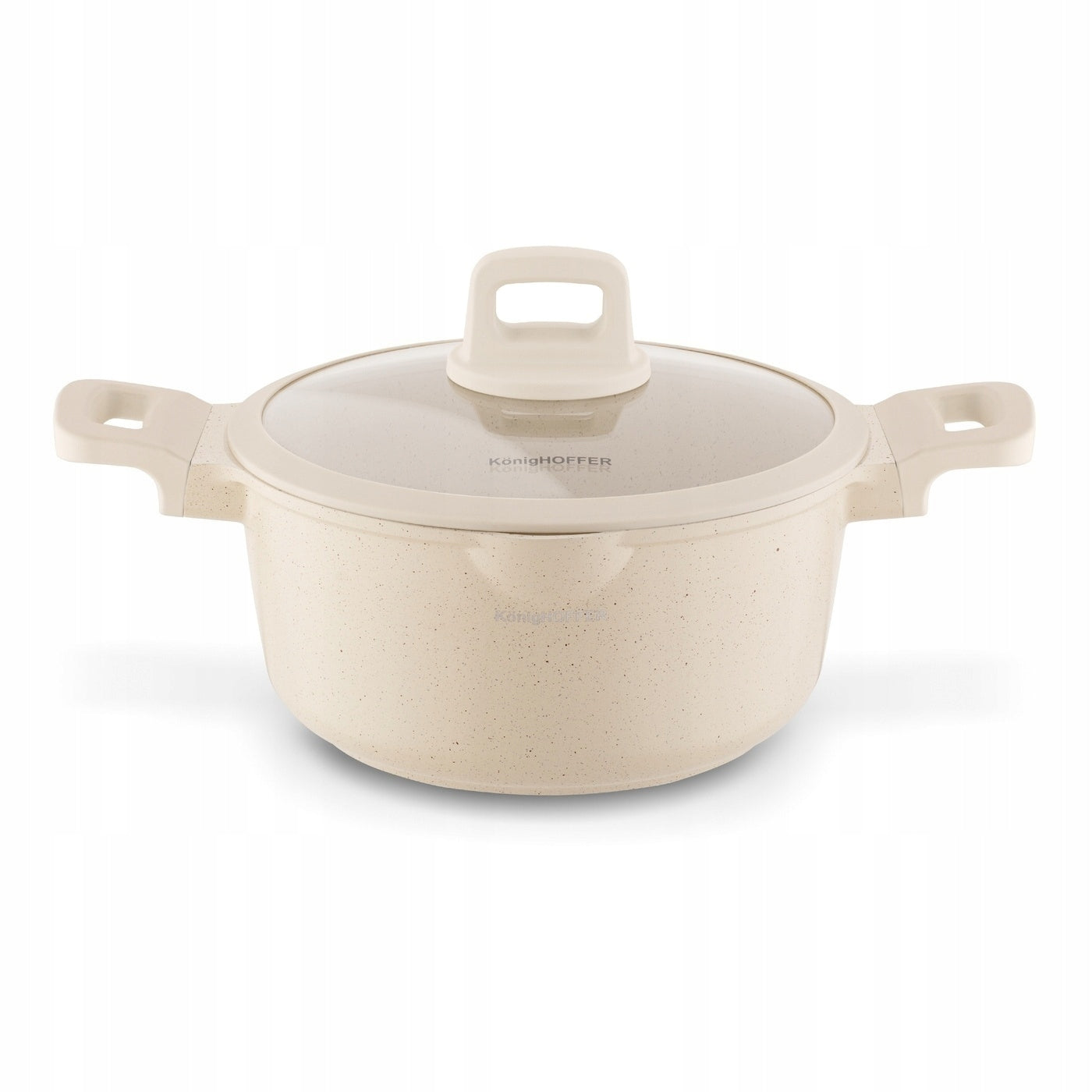 Set of POTS Induction PAN LID Konighoffer Creamy Marble 10 el Packaging status original